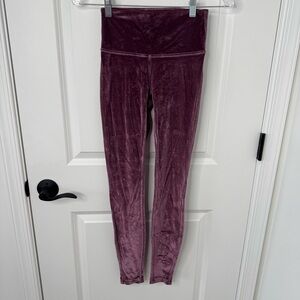 Lululemon wunder under velvet high rise legging 4 special edition
